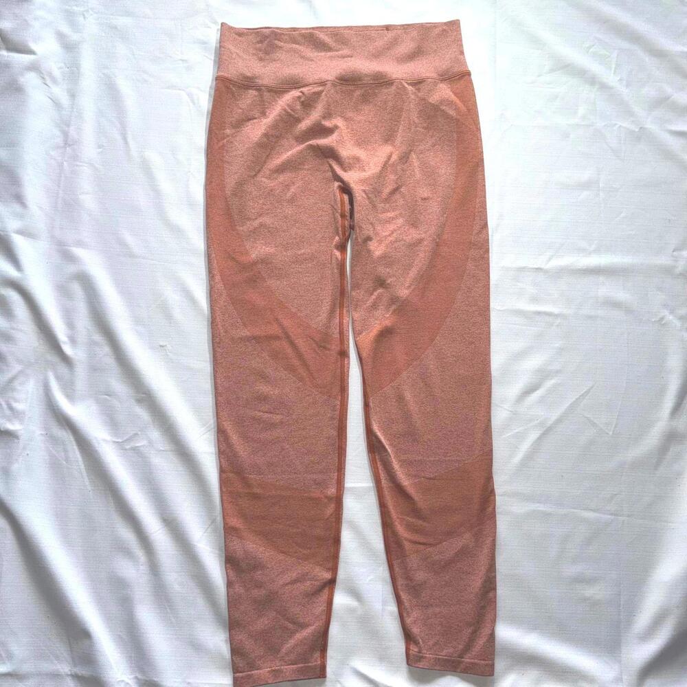VS PINK Small Leggings Tights Salmon Workout Gym Loungewear Soft Muted Neutral